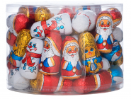 Mini figures 15g in drum 50x15g Milk Chocolate