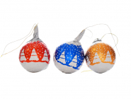 Christmas baubles tree decoration 15g in drum 50x15g