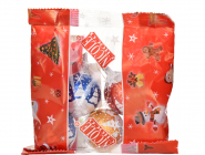 Mixed baubles tree decoration 15g in bag 5x15g