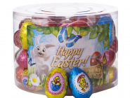Tejcsokoládé Húsvéti Tojások Hengerben /50x15g/ 750g