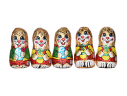 Húsvéti Nyúl Figura Tasakban /5x15g/ 75g