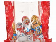 Mini Figurák (Mikulás, Angyalka, Hóember) Tasakban /5x15g/ Tejcsokoládé