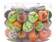 Halloween Gömbök Hengerben /50x15g/ Tejcsokoládé/